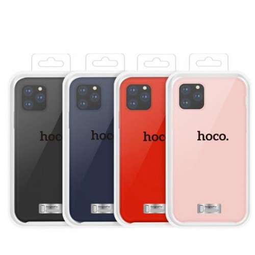 Чехол силиконовый HOCO для APPLE iPhone 14 Max, Pure Series Case , цвет: чёрный