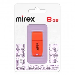 Флеш-накопитель 8Gb Mirex SOFTA, USB 3.0, пластик, оранжевый