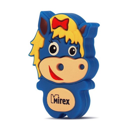 Флеш-накопитель 8Gb Mirex HORSE, USB 2.0, пластик, синий