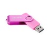 Флеш-накопитель 8Gb SmartBuy Twist, USB 2.0, пластик, розовый