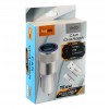 Блок питания автомобильный FaisON A-23, 1 USB, Type-C, QC3.0, белый
