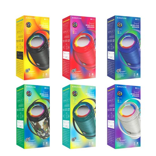 Портативная колонка Borofone BR13 Young Sports, Bluetooth, серый
