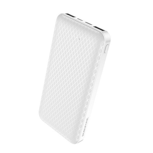 Аккумулятор внешний Borofone BJ3, Minimalist, 10000mAh, цвет: белый