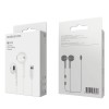 Наушники внутриканальные Borofone BM32, 8 pin, белые, 1.2 м
