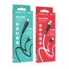 Кабель USB 8 pin Borofone BX46 Rush, 1.0м, 2.4A, чёрный
