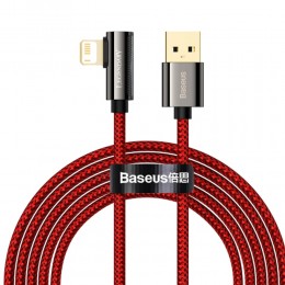 Кабель USB - 8 pin Baseus CACS000109 Legend series, 2.0м, круглый, 2.4A, нейлон, цвет: красный