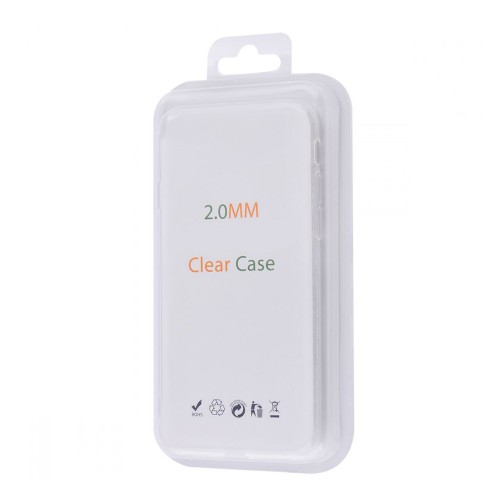 Чехол силиконовый без бренда для SAMSUNG Galaxy M01, Clear Case, 2.0мм, прозрачный, глянцевый