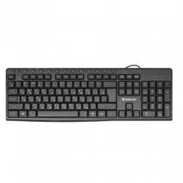Клавиатура проводная Defender, Action, HB-719, мембранная, 1.8 м, цвет: чёрный
