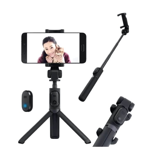 Монопод для селфи XIAOMI, Mi Selfie Stick Tripod, 510*190 мм, цвет: чёрный, (арт.XMZPG01YM)