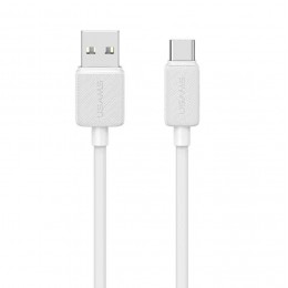 Кабель USB - Type-C Usams US-SJ693 KY Series, 2.0м, 3,0А, цвет: белый