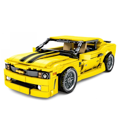 Конструктор SY Block Camaro, 618 деталей, жёлтый, арт.80002249
