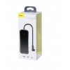 USB-концентратор Baseus: 3 гнезда, USB 3.0, HDMI, Type-C, серый
