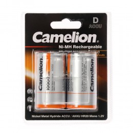 Аккумулятор D Camelion, HR20-2BL, 10000mAh, (2/12/96)
