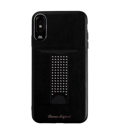 Чехол силиконовый Remax для iPhone X/XS, черный, RM-1668
