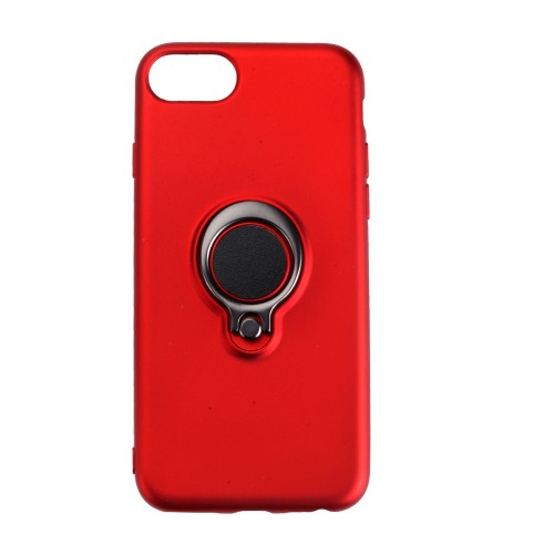 Накладка задняя для iPhone 6/6S Plus, красная, без бренда
