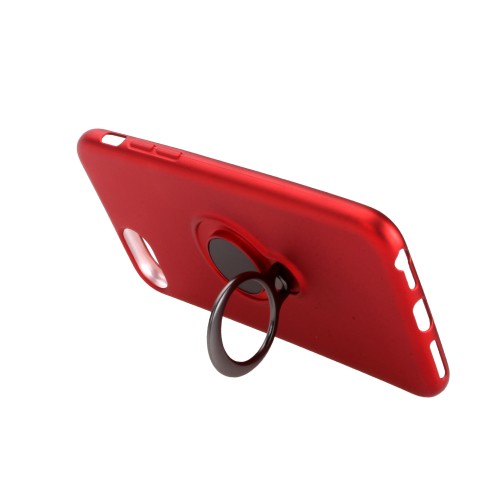 Накладка задняя для iPhone 6/6S Plus, красная, без бренда
