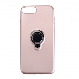 Накладка задняя без бренда для APPLE iPhone 6/6S Plus (5.5), Ring, цвет: золотой, в техпаке
