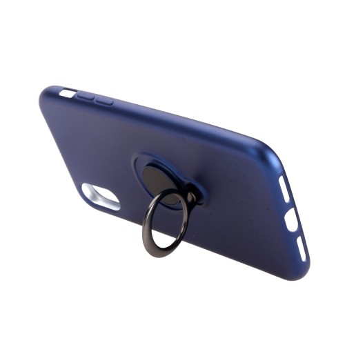 Накладка задняя без бренда для iPhone X/XS, синий цвет
