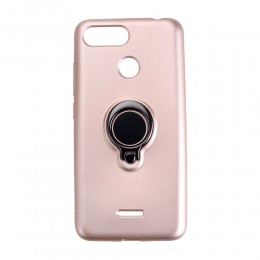 Накладка задняя без бренда для APPLE iPhone 7/8 Plus, Ring, цвет: золотой, в техпаке
