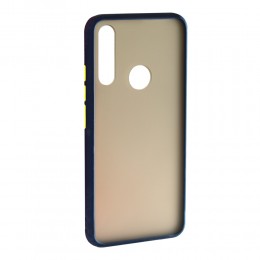 Накладка задняя без бренда для HUAWEI Y6P, SHELL, цвет: синий
