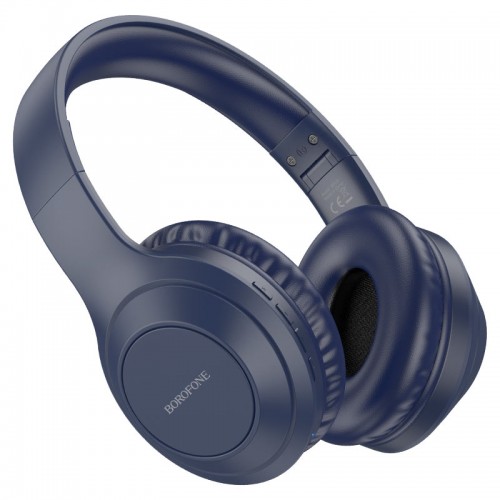 Наушники Borofone BO20 Player Bluetooth, синий цвет, полноразмерные

