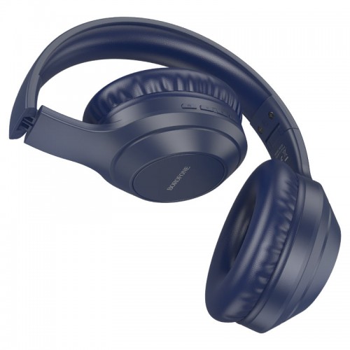 Наушники Borofone BO20 Player Bluetooth, синий цвет, полноразмерные
