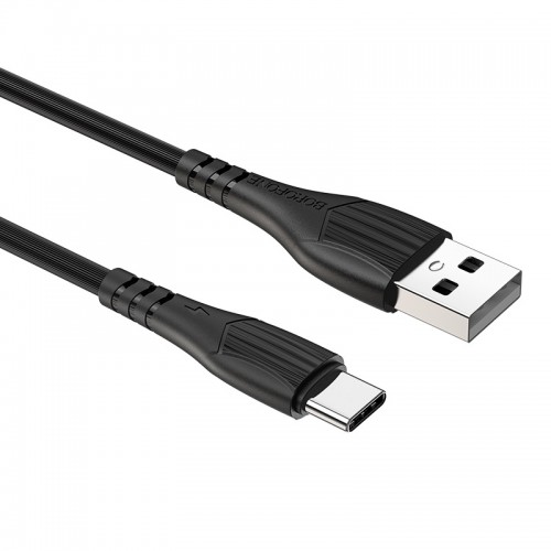 Кабель USB - Type-C Borofone BX37 Weldy, 1.0м, 3,0А, цвет: чёрный