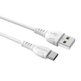 Кабель USB - Type-C Borofone BX51 Triumph, 1.0м, 3.0A, цвет: белый