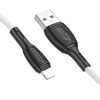 Кабель USB 8 pin Borofone BX86, 1.0м, 2.4A, белый