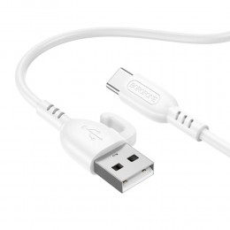 Кабель USB - Type-C Borofone BX91, 1.0м, 3.0A, цвет: белый