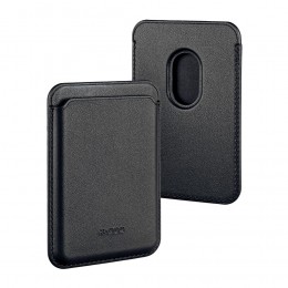 Кошелёк K-Doo, Magsafe, под кожу, цвет: чёрный
