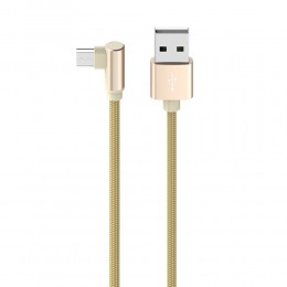 Кабель USB - микро USB Borofone BX26 Express, 1.0м, 2.4A, цвет: золотой