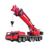 Конструктор MOULD KING, 17013, Mechanical crane, грузовик, на пульте управления, 4460 деталей, цвет: красный, чёрная вставка (арт.80002086)