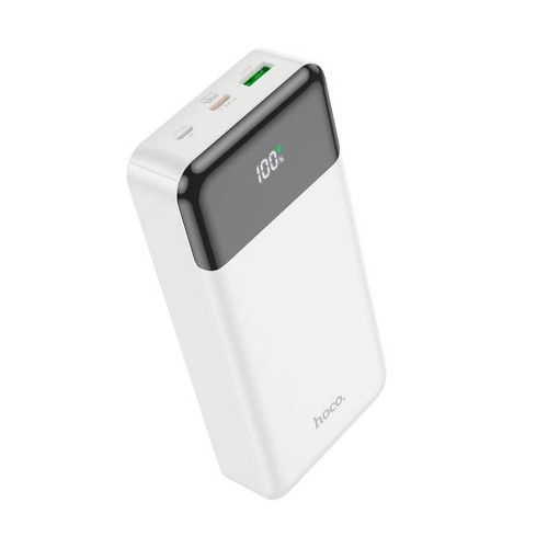 Аккумулятор внешний HOCO J102A, Cool, 20000mAh, QC3.0, PD3.0, цвет: белый