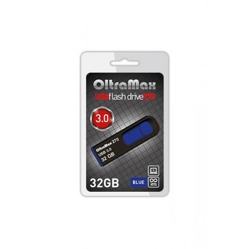 Флеш-накопитель 32Gb OltraMax 270, USB 3.0, пластик, синий