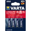 Батарейка AAA Varta LR03-4BL, MAX TECH, (4/40/200)