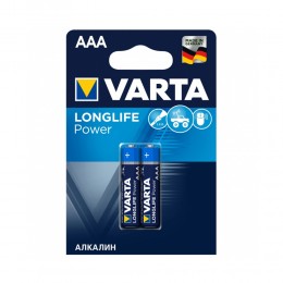 Батарейка AAA Varta R03-2BL High Energy (LONGLIFE POWER), 1.5B, (2/20/100), (арт.04903113412)