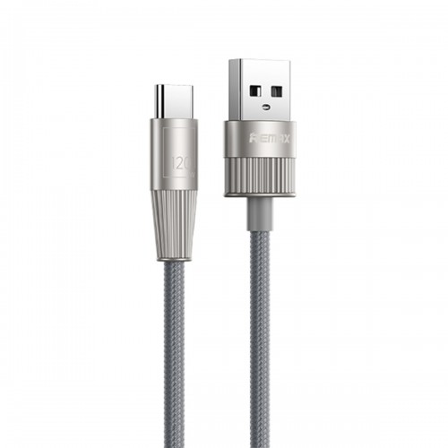 Кабель USB - Type-C Remax RC-C103 Infinity, 1.2м, 120Вт, цвет: серебряный