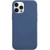 Чехол силиконовый без бренда для APPLE iPhone XI Pro, Silicon Case Full, тонкий, непрозрачный, матовый, цвет: синий