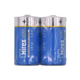 Батарейка C Mirex LR14-2P Ultra Alkaline, 1.5B, (2/12/96)