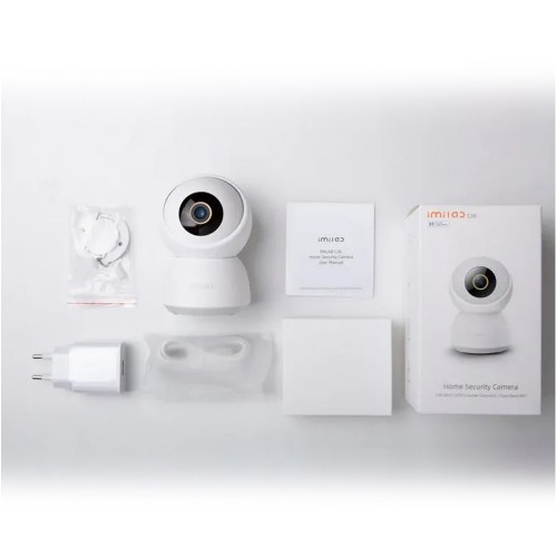 IP-камера беспроводная XIAOMI, Home Security Camera, Imilab C30, 360°, пластик, цвет: белый