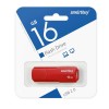 Флеш-накопитель 16Gb SmartBuy Clue, USB 2.0, пластик, красный