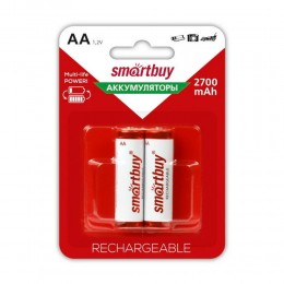 Аккумулятор AA SmartBuy, R06-2BL, 2700mAh, (2/24/240)
