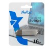 Флеш-накопитель 16Gb Netac U352, USB 2.0, металл, золотой