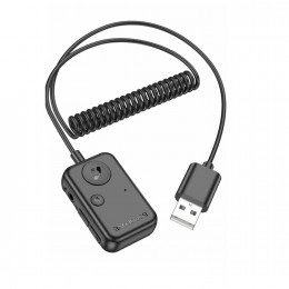 FM-трансмиттер Borofone, BC49, June, Bluetooth, цвет: чёрный
