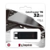 Флеш-накопитель 32Gb Kingston DataTraveler 70 DT70, USB 3.0, OTG, Type-C