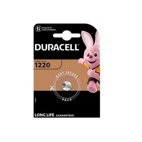 Батарейка Duracell CR1220-1BL, (1/10/100/12000), (арт.Б0044727)