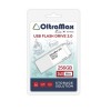 Флеш-накопитель 256Gb OltraMax 240, USB 2.0, пластик, белый