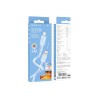 Кабель USB 8 pin Borofone BX94 Crystal Color, 1.0м, голубой
