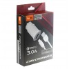 Блок питания автомобильный FaisON A-20, 1 USB, QC3.0, белый
